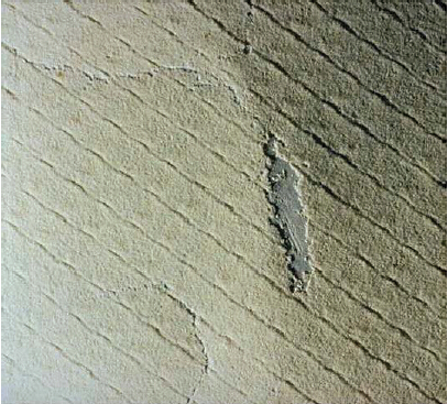 结垢的膜表面